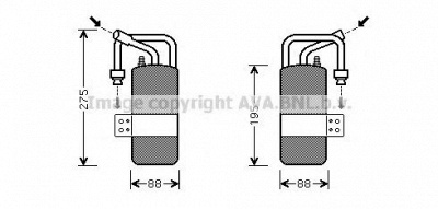 AVA QUALITY COOLING fdd386 -  Осушитель, кондиционер